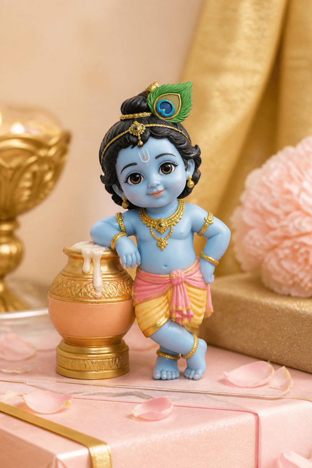 Cute little Krishna idol — THRY